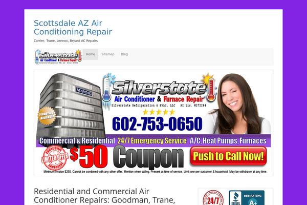 scottsdaleairconditioning.biz site used Bootville