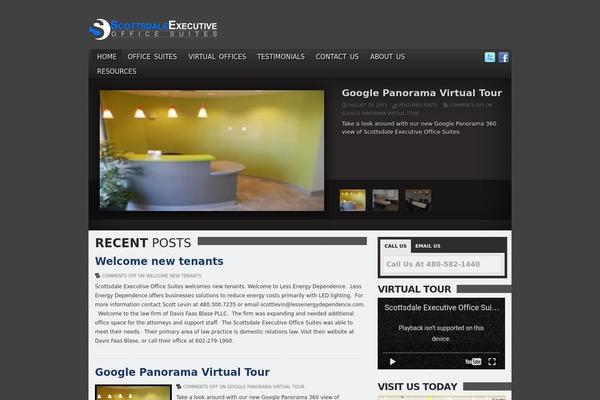 WordPress website example screenshot