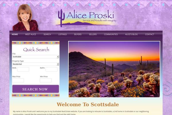 Site using WordPress Content Slide plugin