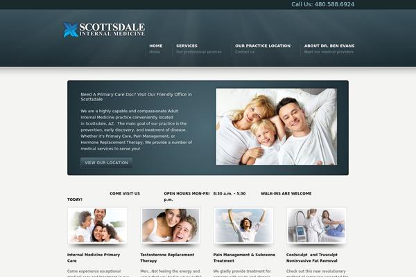 Karma theme site design template sample