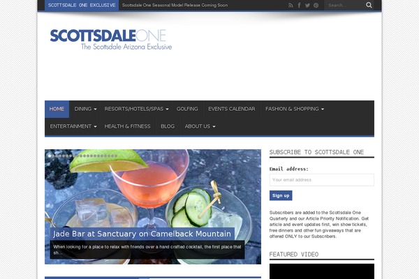 Jarida theme site design template sample