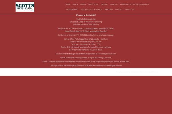 Perth theme site design template sample