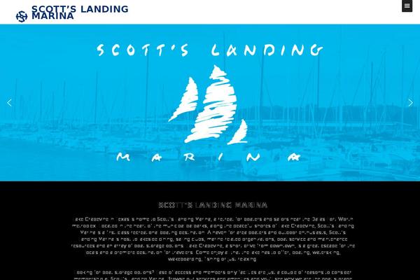 Marinas theme site design template sample