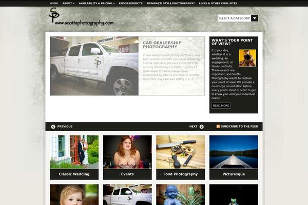 Aperture theme site design template sample