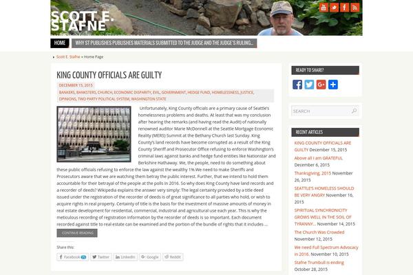 Site using Gabfire Widget Pack plugin