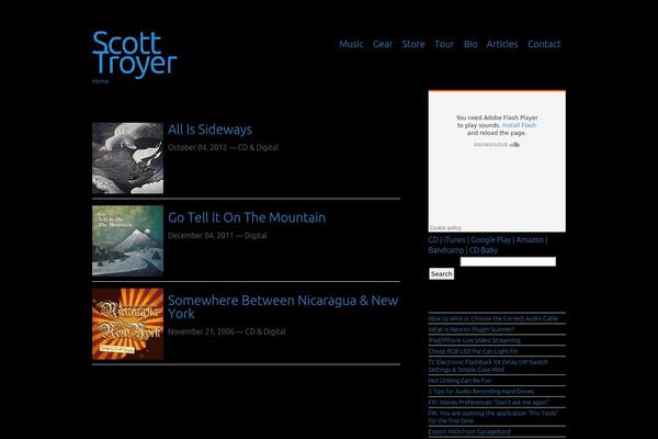 Site using Highlight and Share plugin