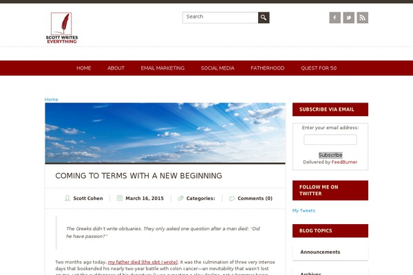 Hudson theme site design template sample