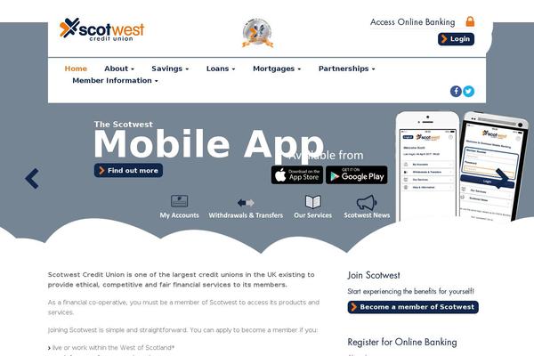 Glasgoweb theme site design template sample