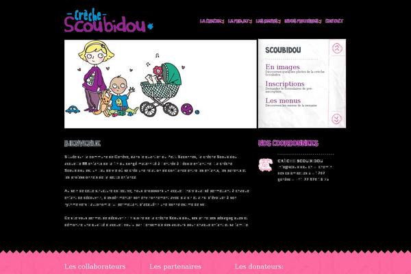 Kids theme site design template sample