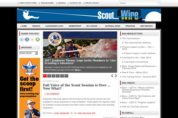 scoutwire WordPress theme, websites list used scoutwire theme scoutwire theme websites examples