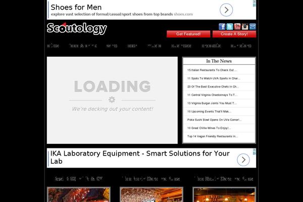 The Fox theme site design template sample