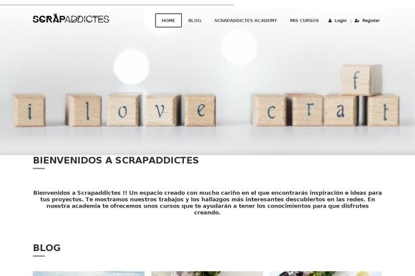 LMS theme site design template sample