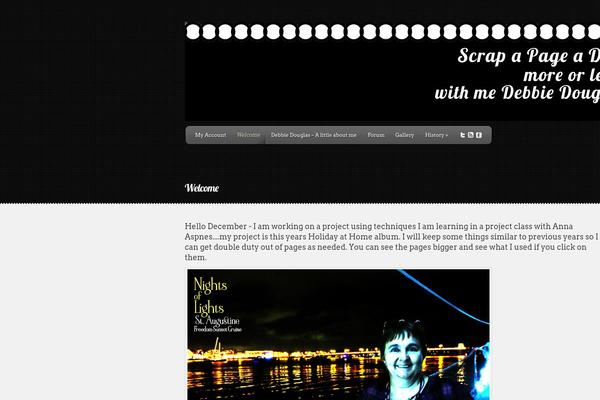 Feather theme site design template sample