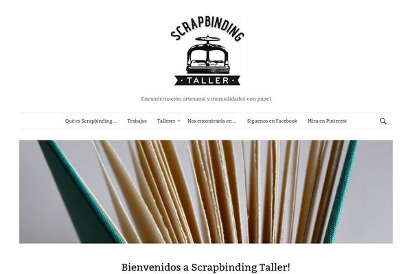 scrapbinding.com site used Graphy