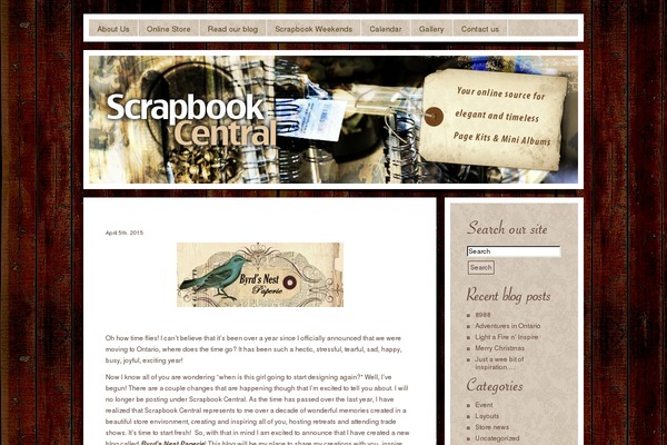 Rustic theme site design template sample