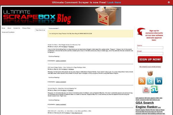 Site using YouTube Embed plugin