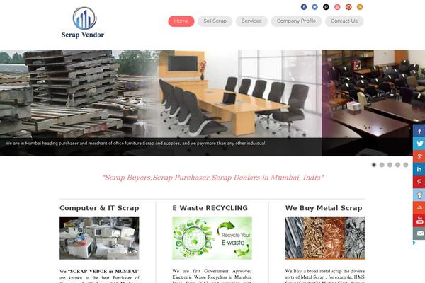 Zippy theme site design template sample