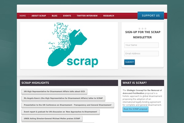 scrapweapons.com site used Politic