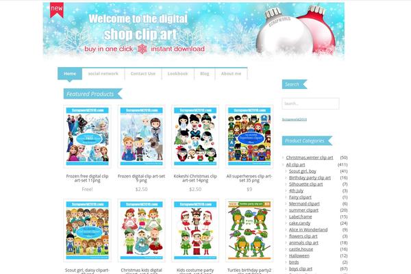 Boutique_shop theme site design template sample