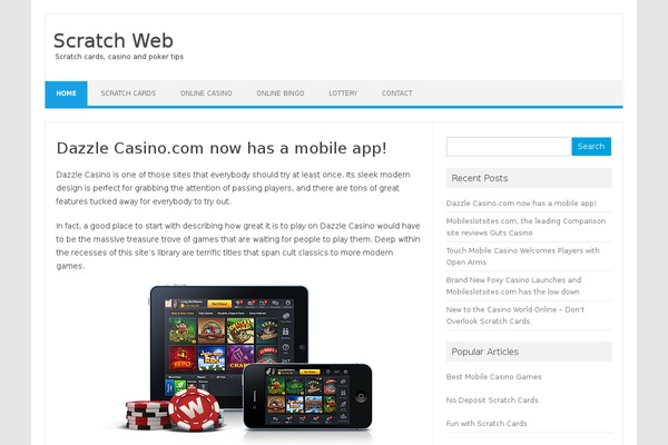 Iconic One theme site design template sample