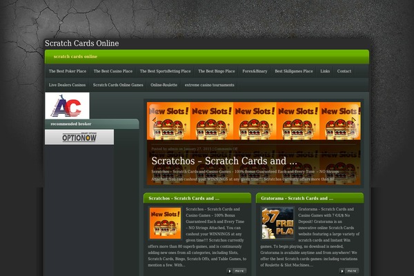 eGamer theme site design template sample