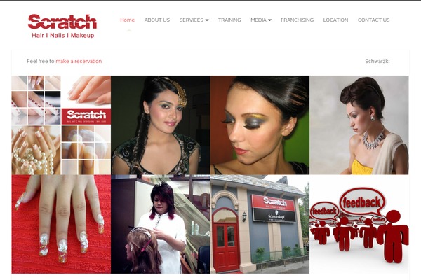 Thebeautysalon2 theme site design template sample