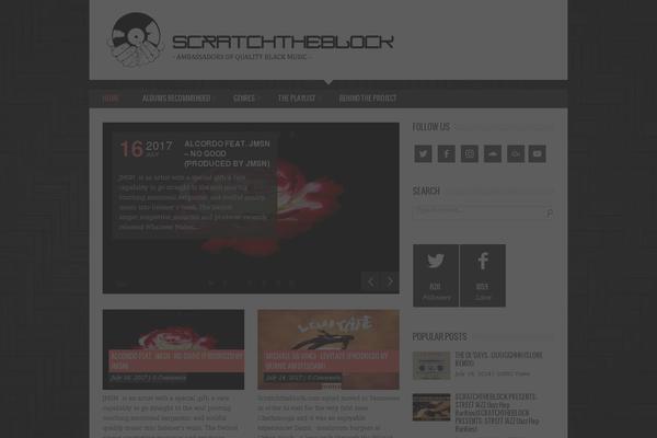 Unicorn theme site design template sample