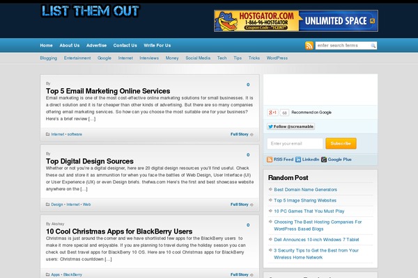 Site using Easy-mashable-social-bar plugin