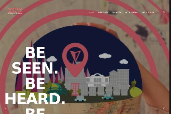 Haven theme site design template sample