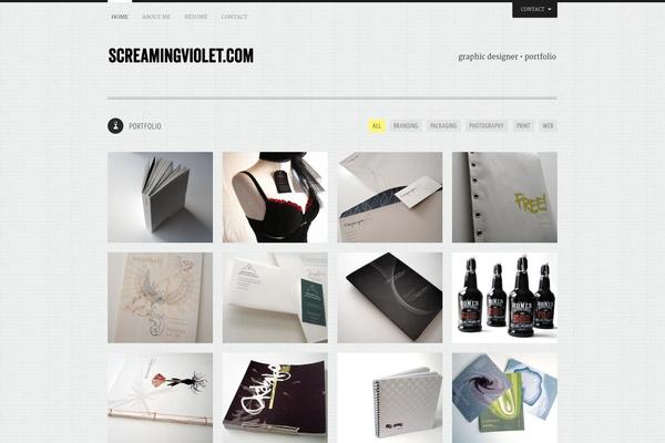 Yin & Yang theme site design template sample