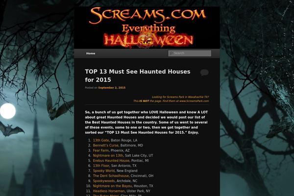 Twenty Eleven theme site design template sample