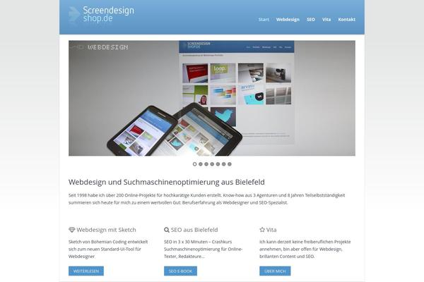 Reveal theme site design template sample