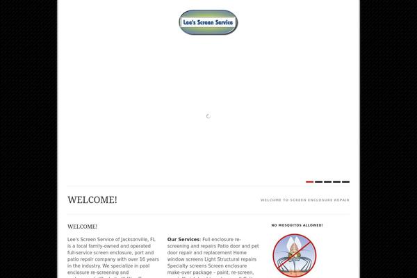 Arcadia theme site design template sample