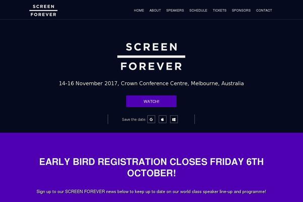 screenforever.org.au site used Fudge-2