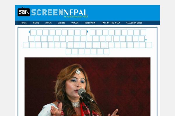 screennepal.com site used SaladMag
