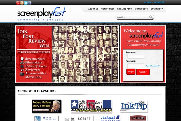 Site using Buddypress-hovercards plugin