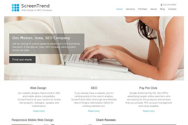 screentrend.com site used Screentrend