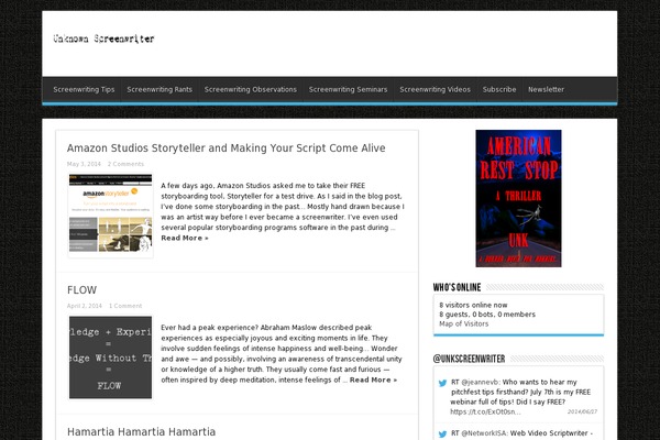 PRESSO theme site design template sample