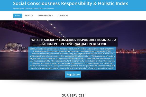 Enigma theme site design template sample