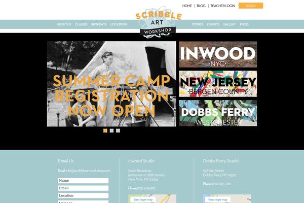 scribbleartworkshop.com site used Art_theme