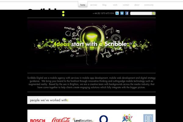 Scribble Child Theme theme site design template sample