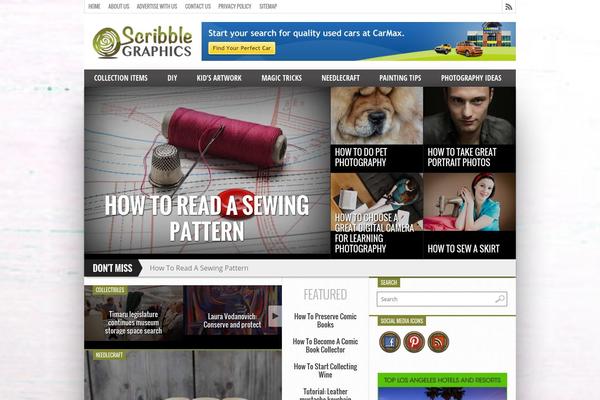 Hot Topix theme site design template sample