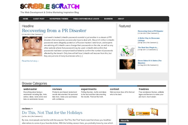 Site using Digg Digg plugin