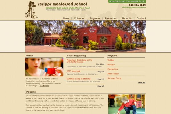 Sms theme site design template sample