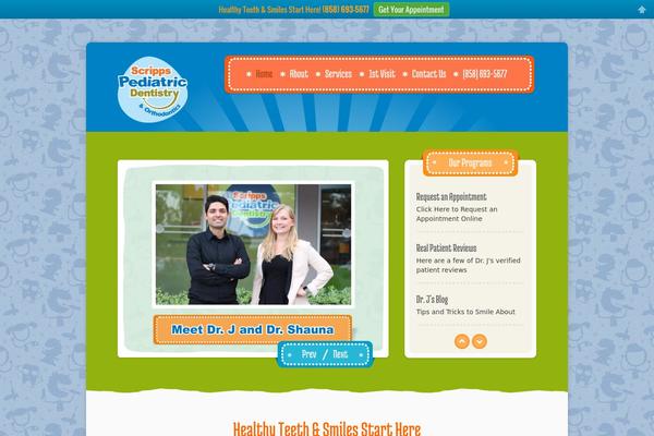 Dreamy theme site design template sample
