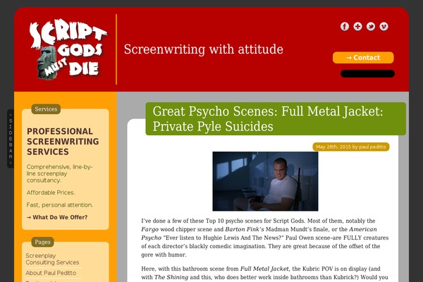 Ahimsa theme site design template sample