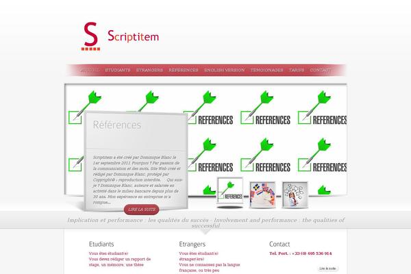 SimplePress theme site design template sample