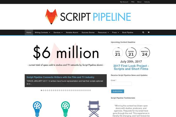 Site using Salient-social plugin