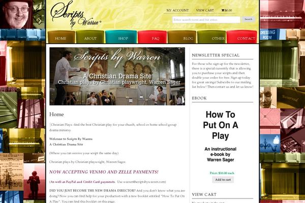 Site using Sola Testimonials plugin