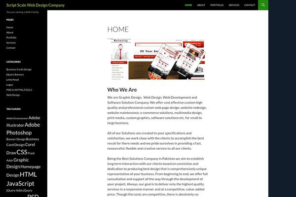 Glisseo theme site design template sample